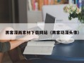 襄阳黑客漫画素材下载网站（黑客动漫头像）